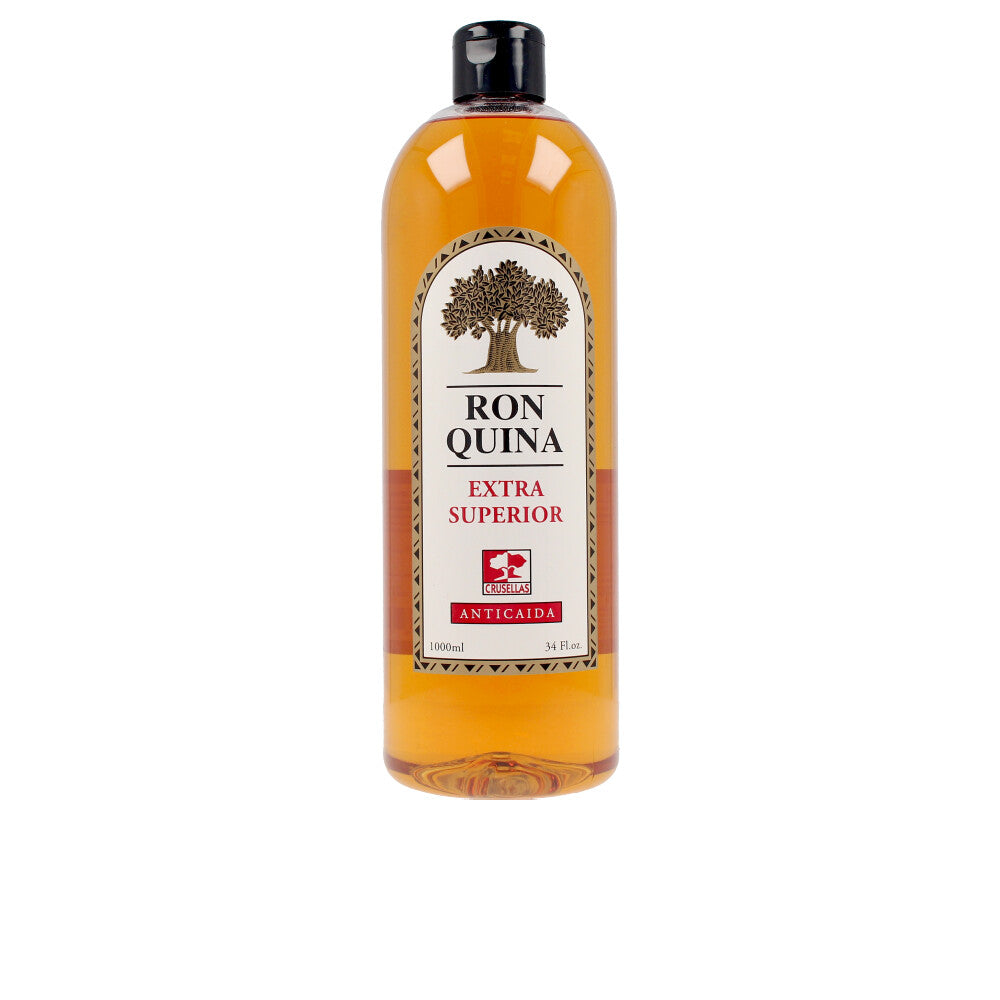 Clear 1000 ml liquid scalp tonic bottle — cinchona extract, unisex