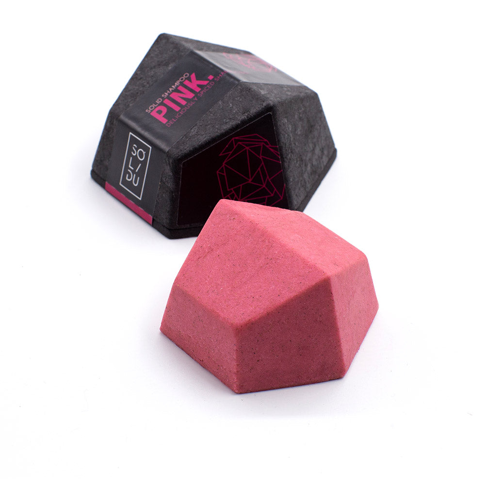 SOLIDU Pink Solid Shampoo (65 g)