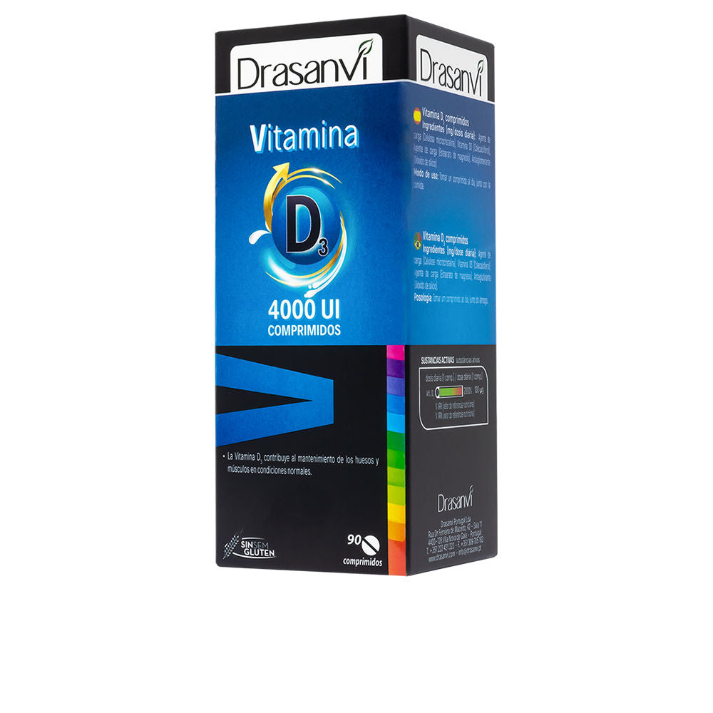 VITAMINA D3 4000 UI Gluten-Free Vegan Tablets