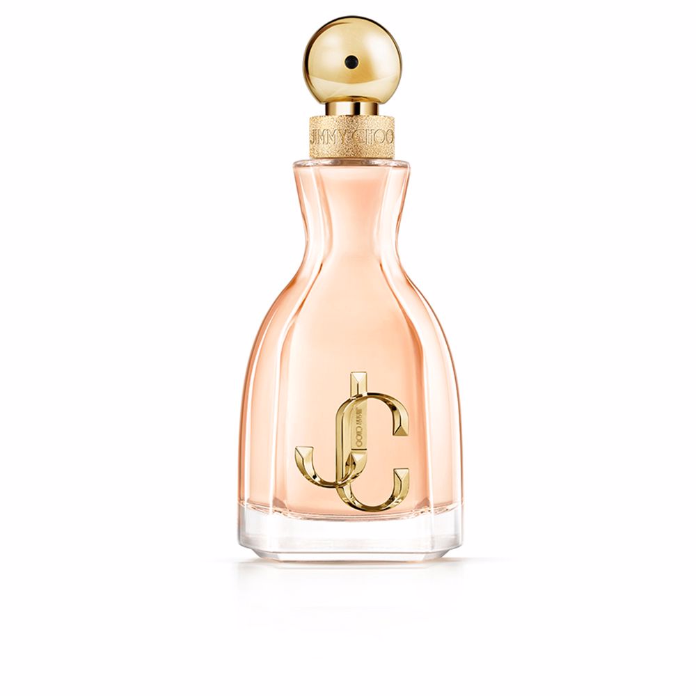 Tall glass perfume bottle, warm amber liquid, 100 ml, oriental floral scent for Women