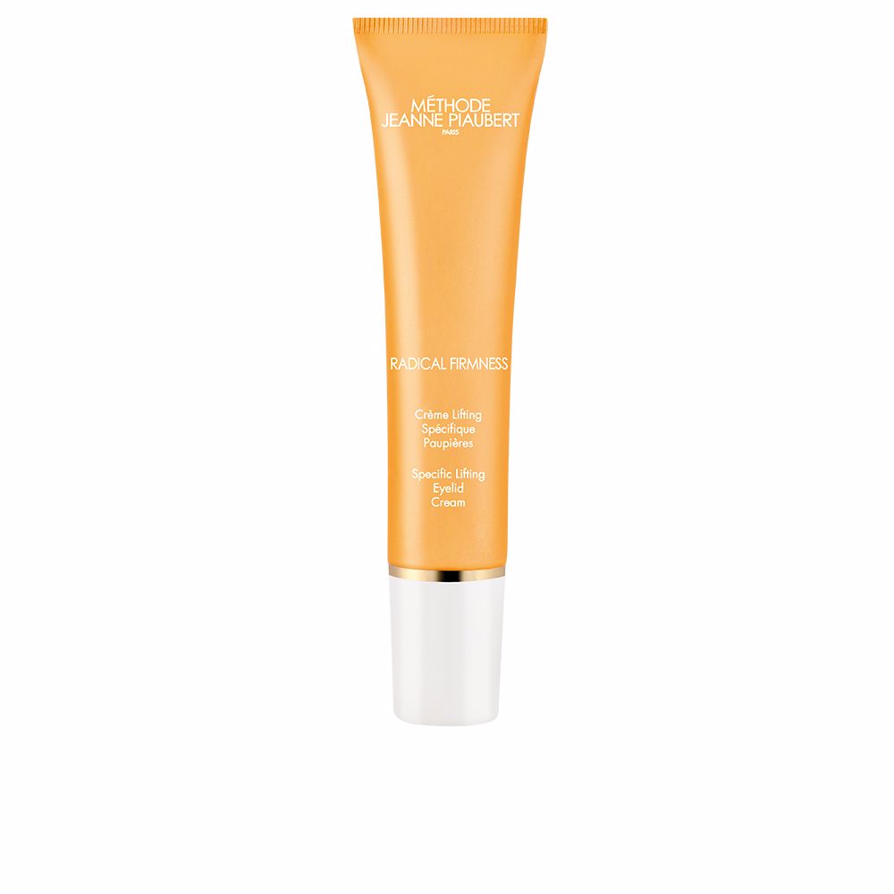 10 ml tube of firming lifting eye cream for eyelids, neutral cream texture