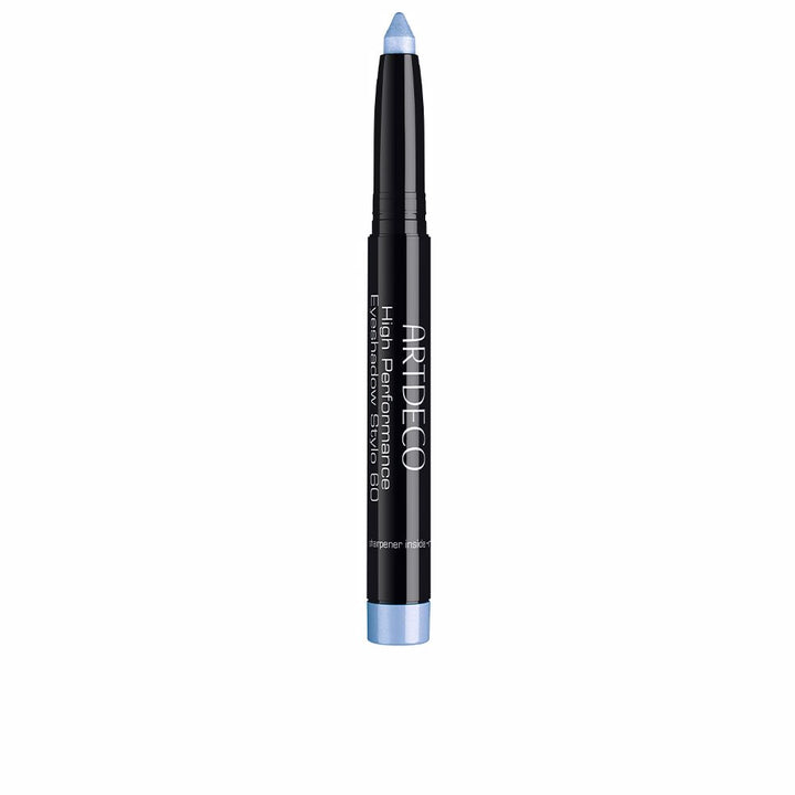 Slim cream eyeshadow pencil in pearlescent sea-spray shade, integrated sharpener
