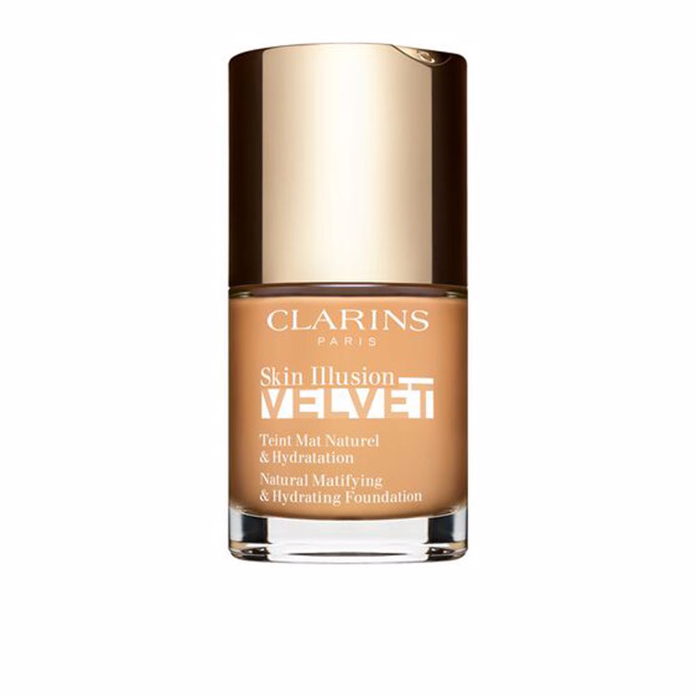 30 ml velvet-matte serum foundation, shade 105N, pump bottle