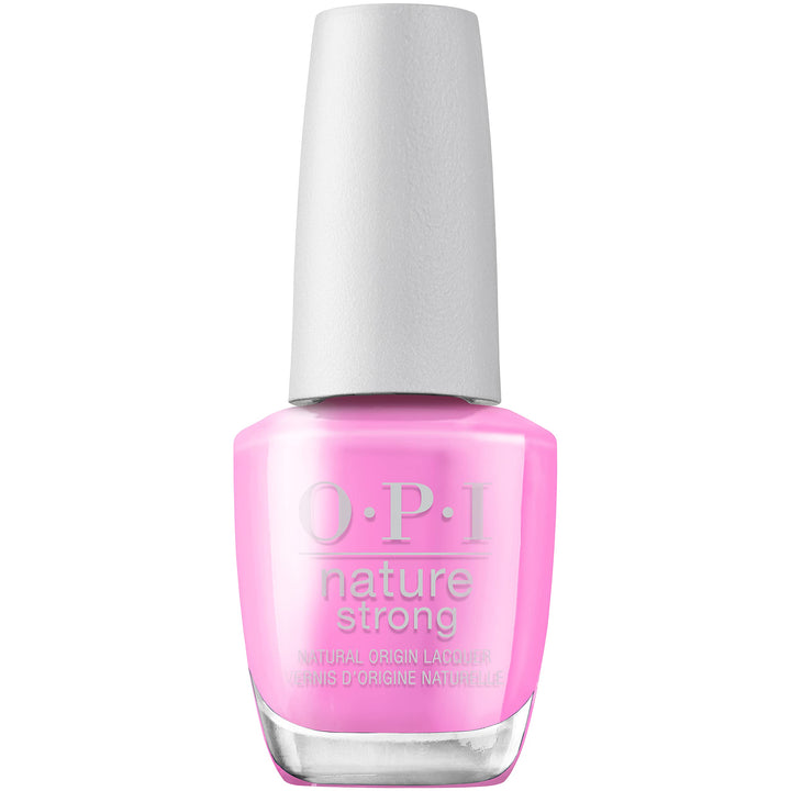 15 ml Emflowered natural‑origin nail colour bottle, glossy pink shade