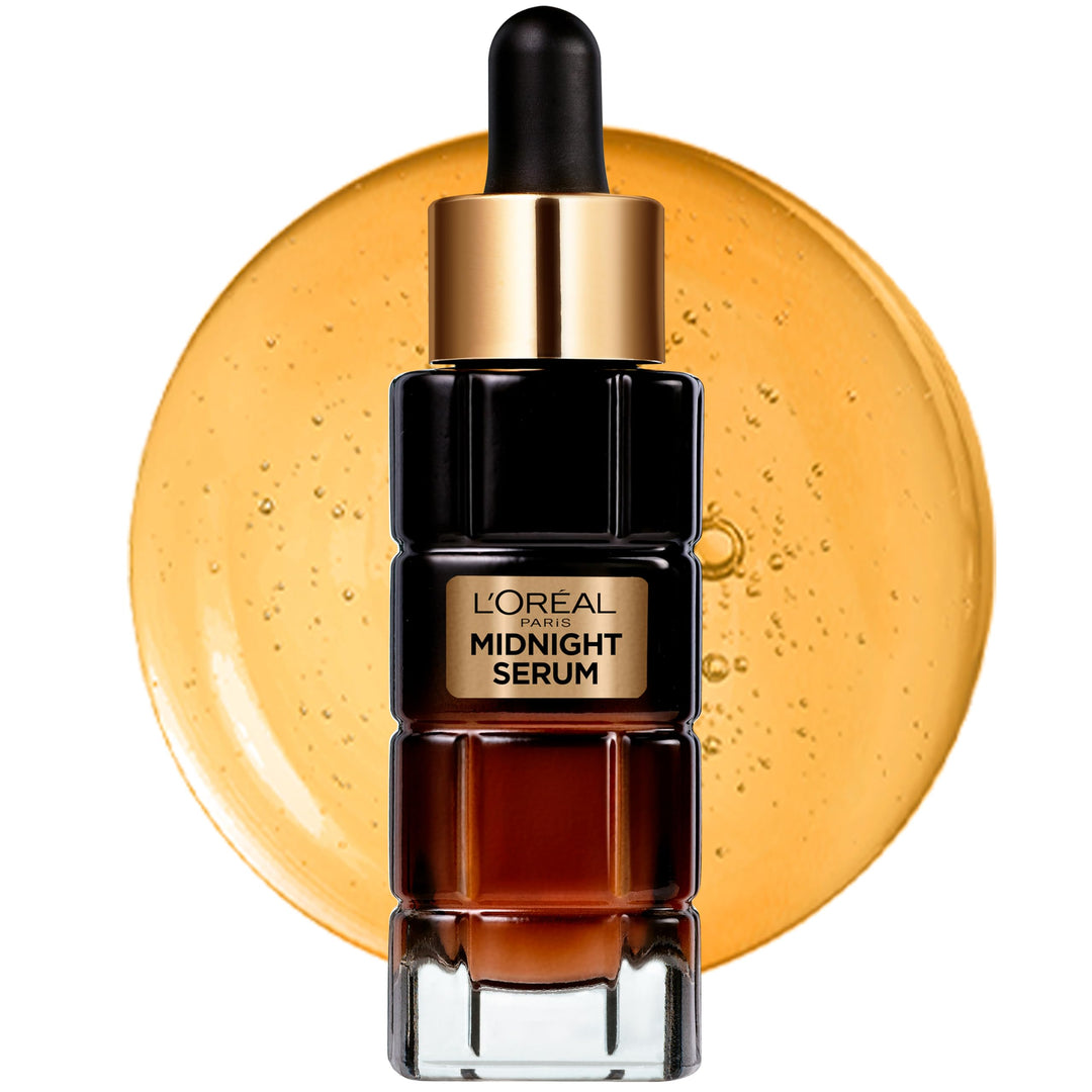 30 ml pump serum bottle for overnight skin renewal, antioxidant formula