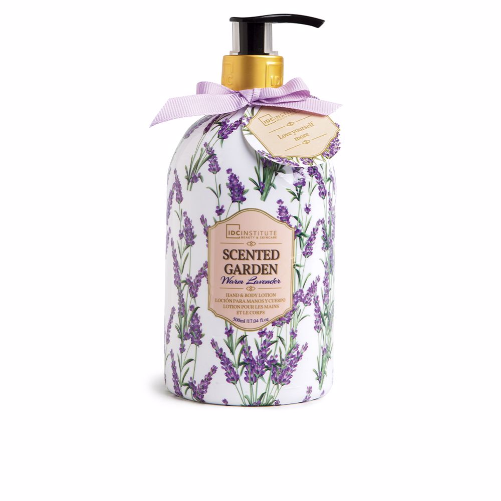 500 ml warm lavender hand and body lotion in pump bottle, Unisex
