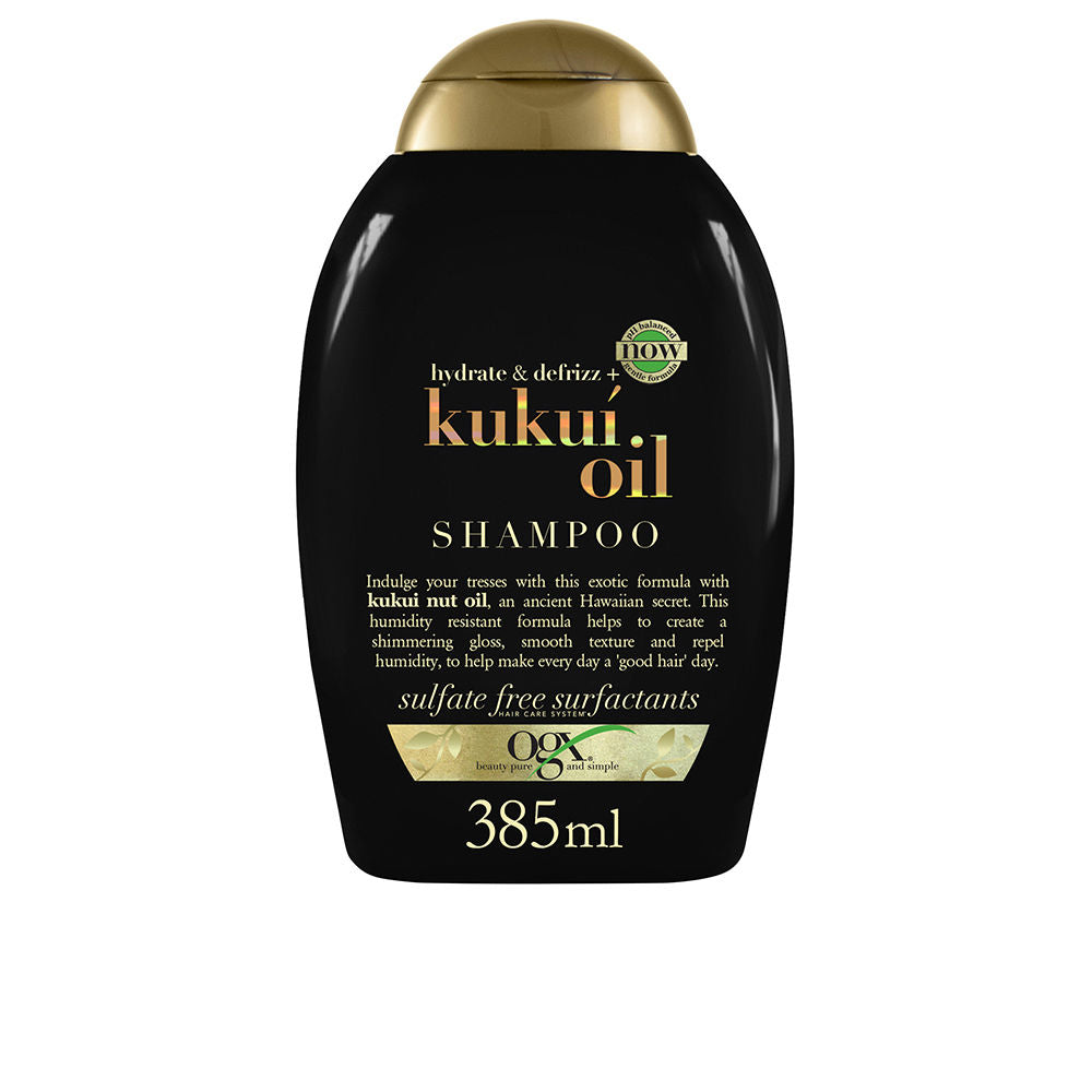 385 ml shampoo bottle — kukui oil anti‑frizz formula, Unisex