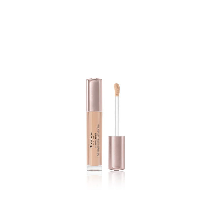 Tube concealer with tear-shaped applicator, creamy beige shade, 1 unit