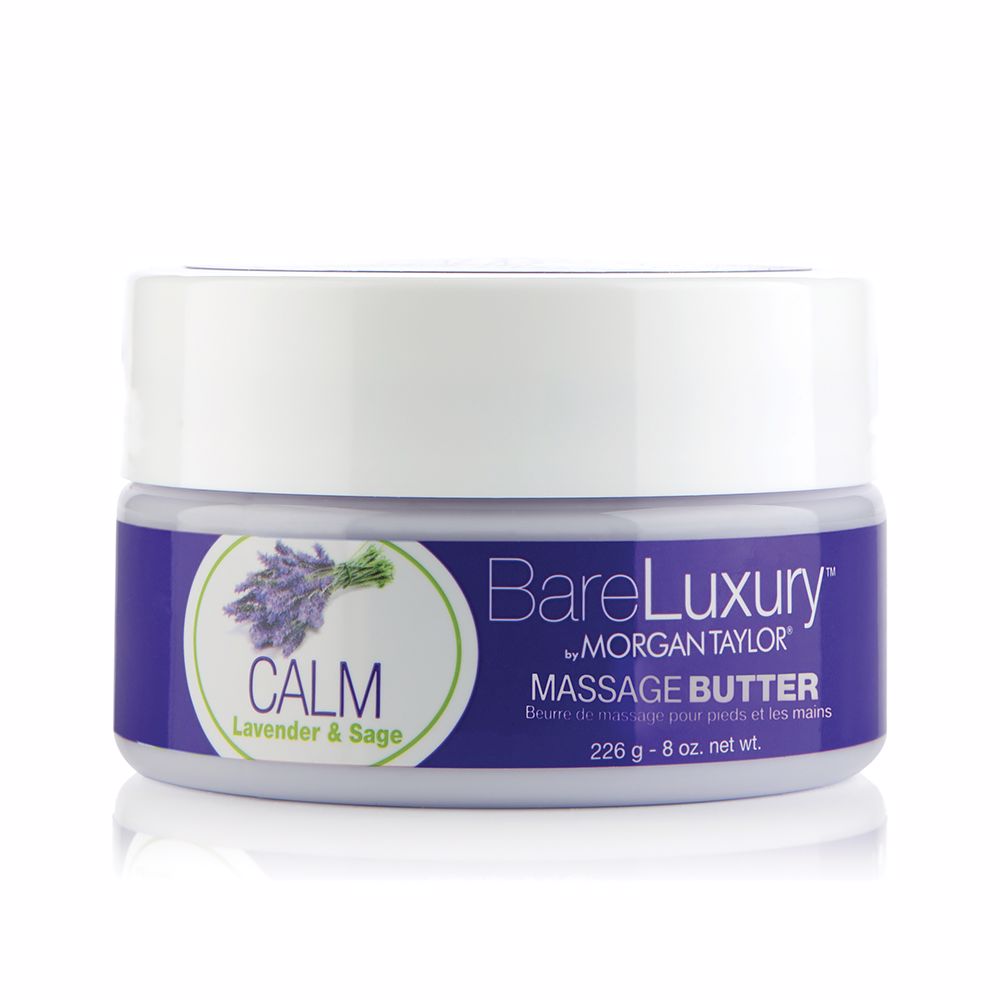 240 ml jar of lavender and sage massage butter with creamy texture, for Unisex use
