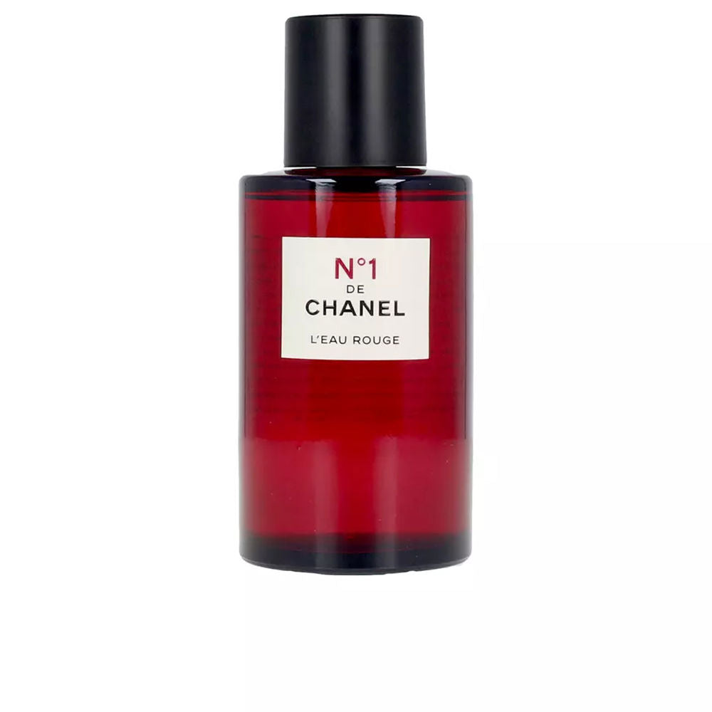 Clear cylindrical 100 ml spray bottle, red camellia fragrance mist for Women