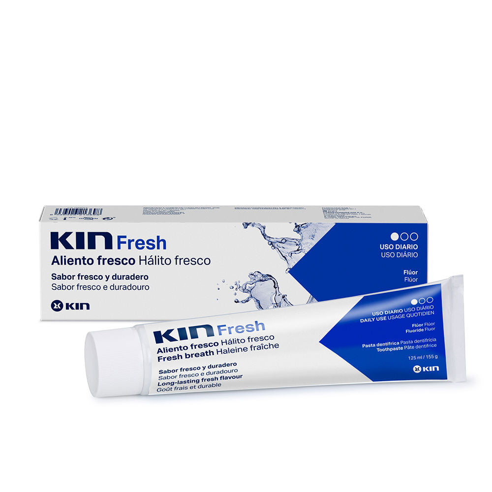 125 ml tube of mint antibacterial toothpaste, gel texture, Unisex