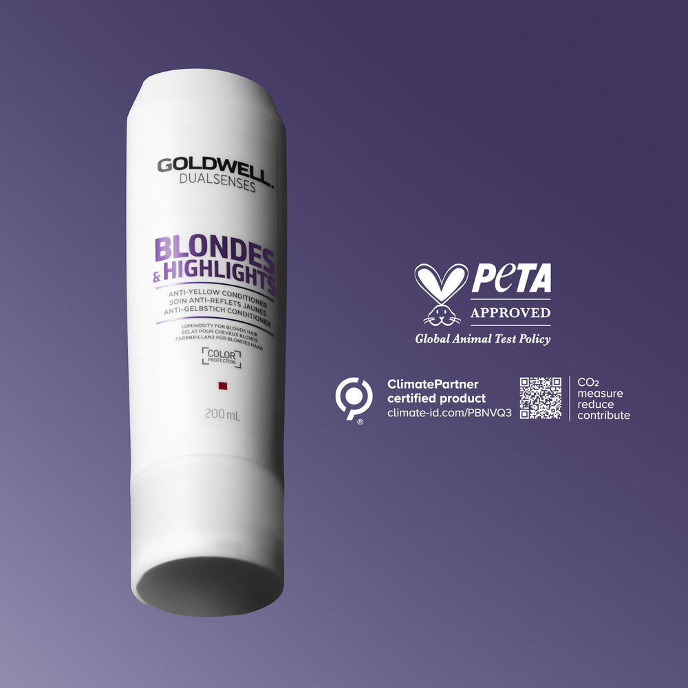 200 ml purple anti-yellow conditioner tube for blonde and highlighted hair