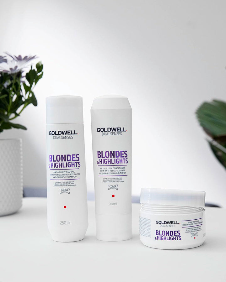 200 ml purple anti-yellow conditioner tube for blonde and highlighted hair