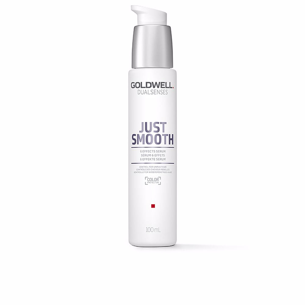 Clear 100 ml smoothing hair serum bottle with kukui oil, anti‑frizz finish