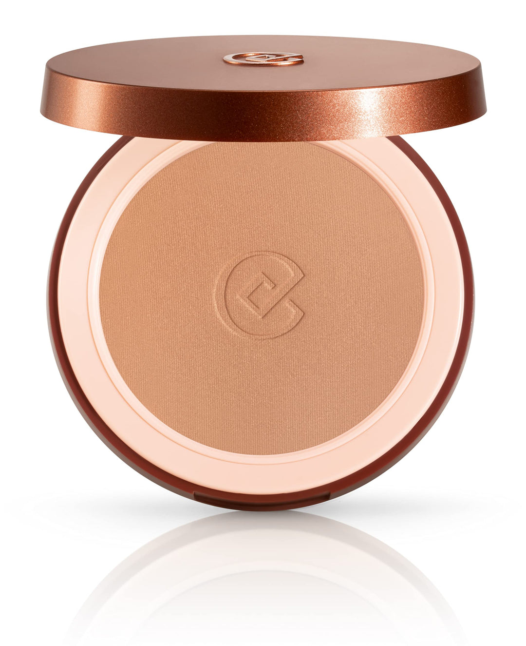Pressed bronzing powder in warm Capri Glow, 10 g, refillable compact