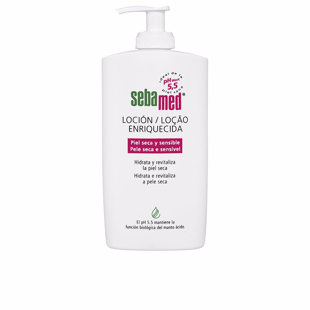 400 ml pump bottle of rich shea and jojoba body lotion for dry sensitive Unisex skin