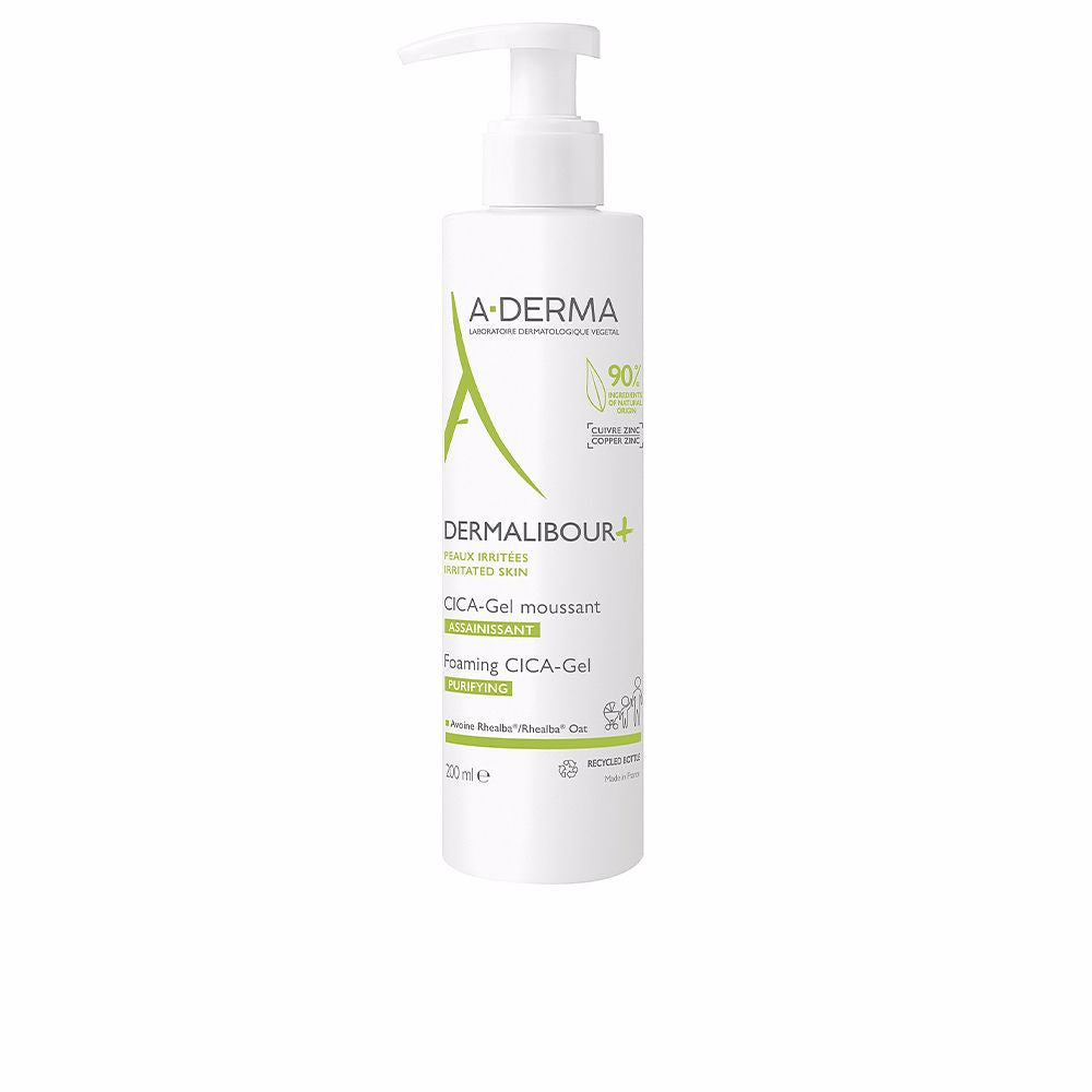 Tube of A-Derma Dermalibour+ Cica-Gel Cleanser for sensitive baby and family use
