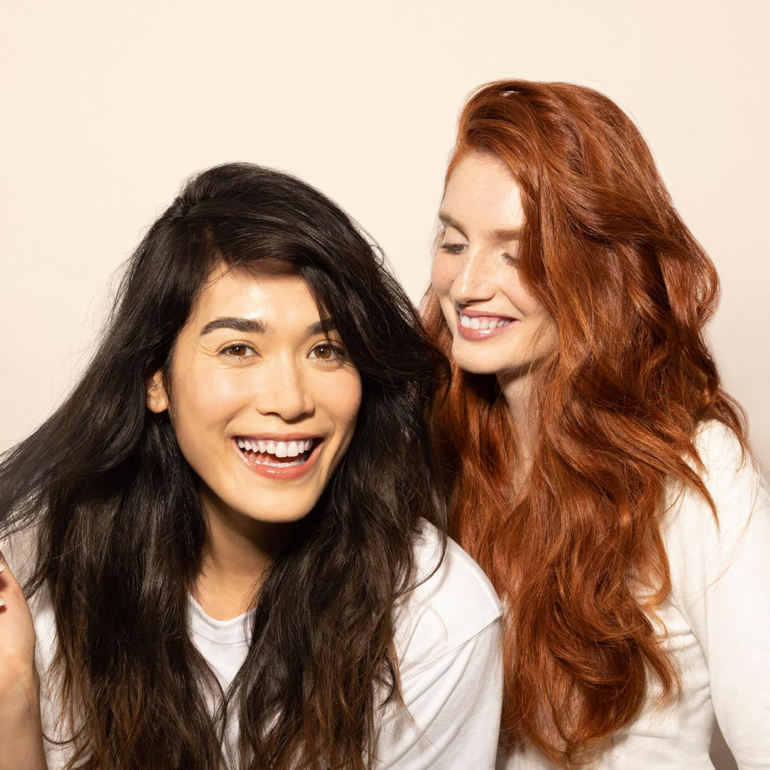 Tube of golden‑copper gel hair colour, 7.43 shade, silicone‑free formula