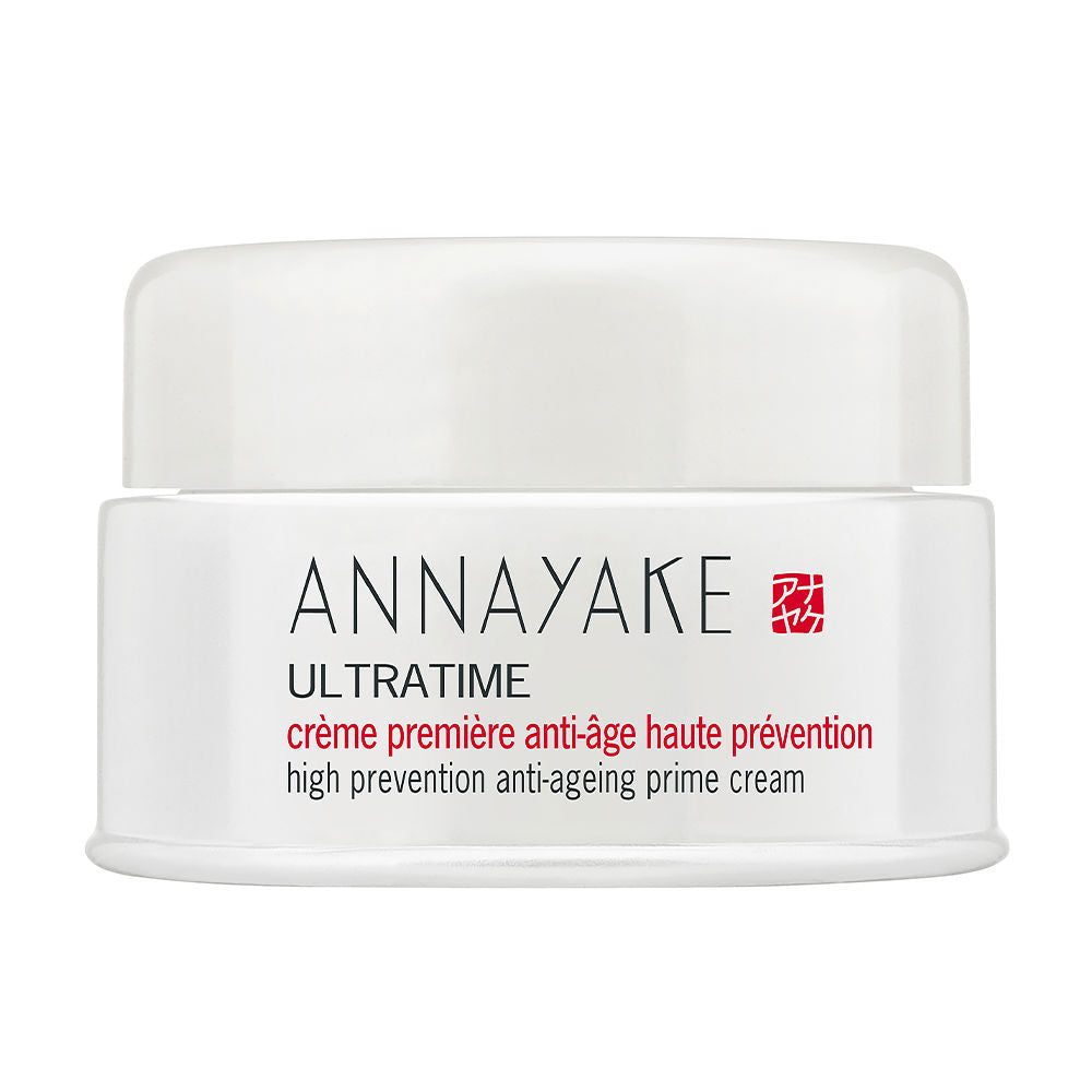 50 ml cream jar with rich white face cream, hydrating anti-age formula