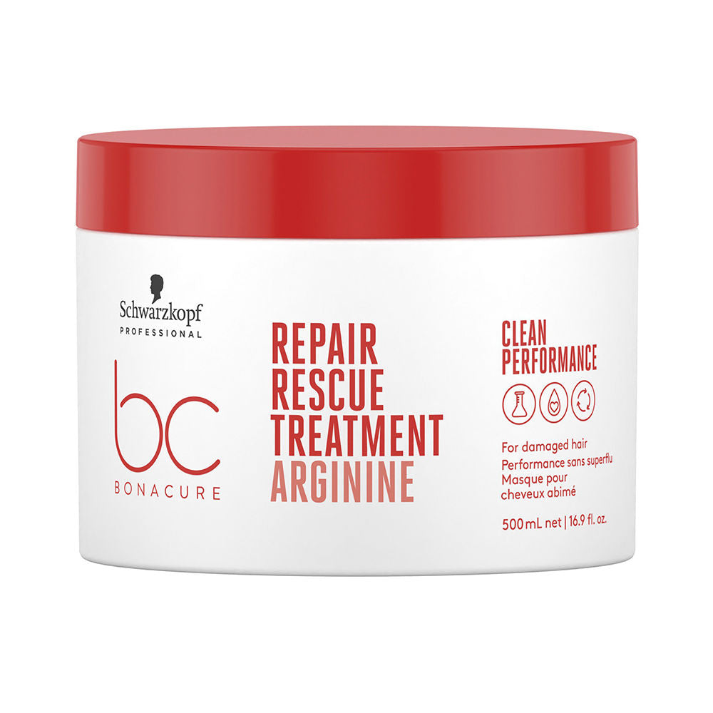 500 ml pump bottle of Repair Rescue keratin hair treatment, silicone‑free formula