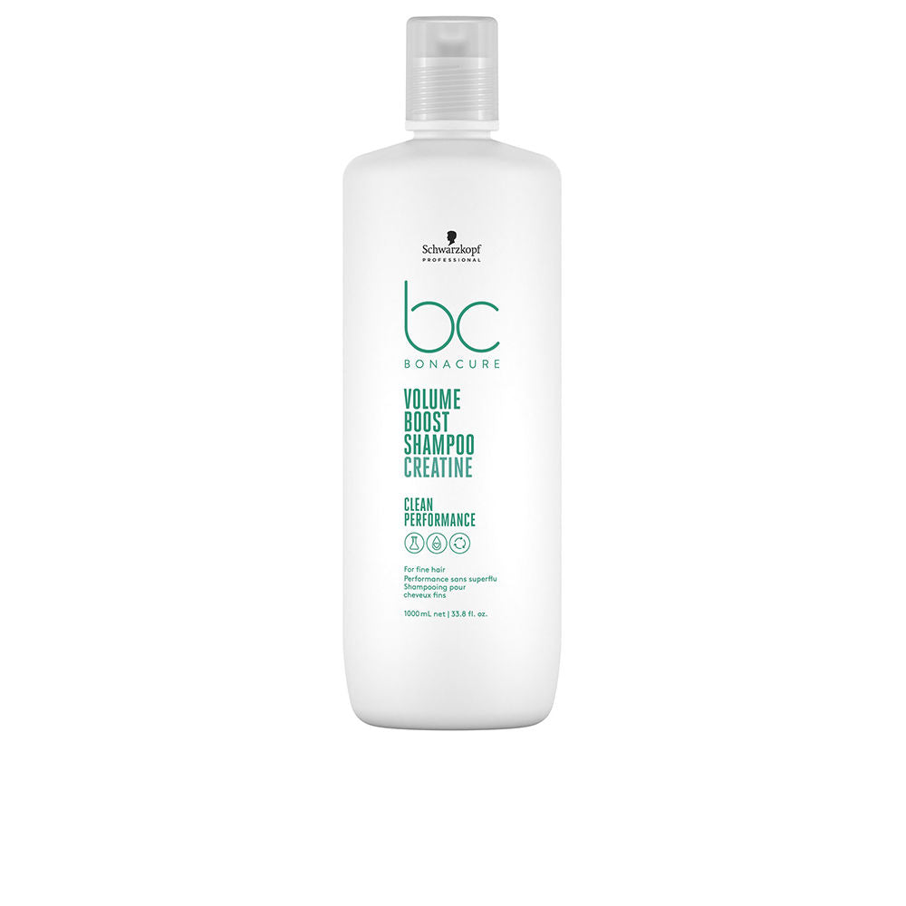 1,000 ml clear shampoo bottle for Unisex fine hair volume boost