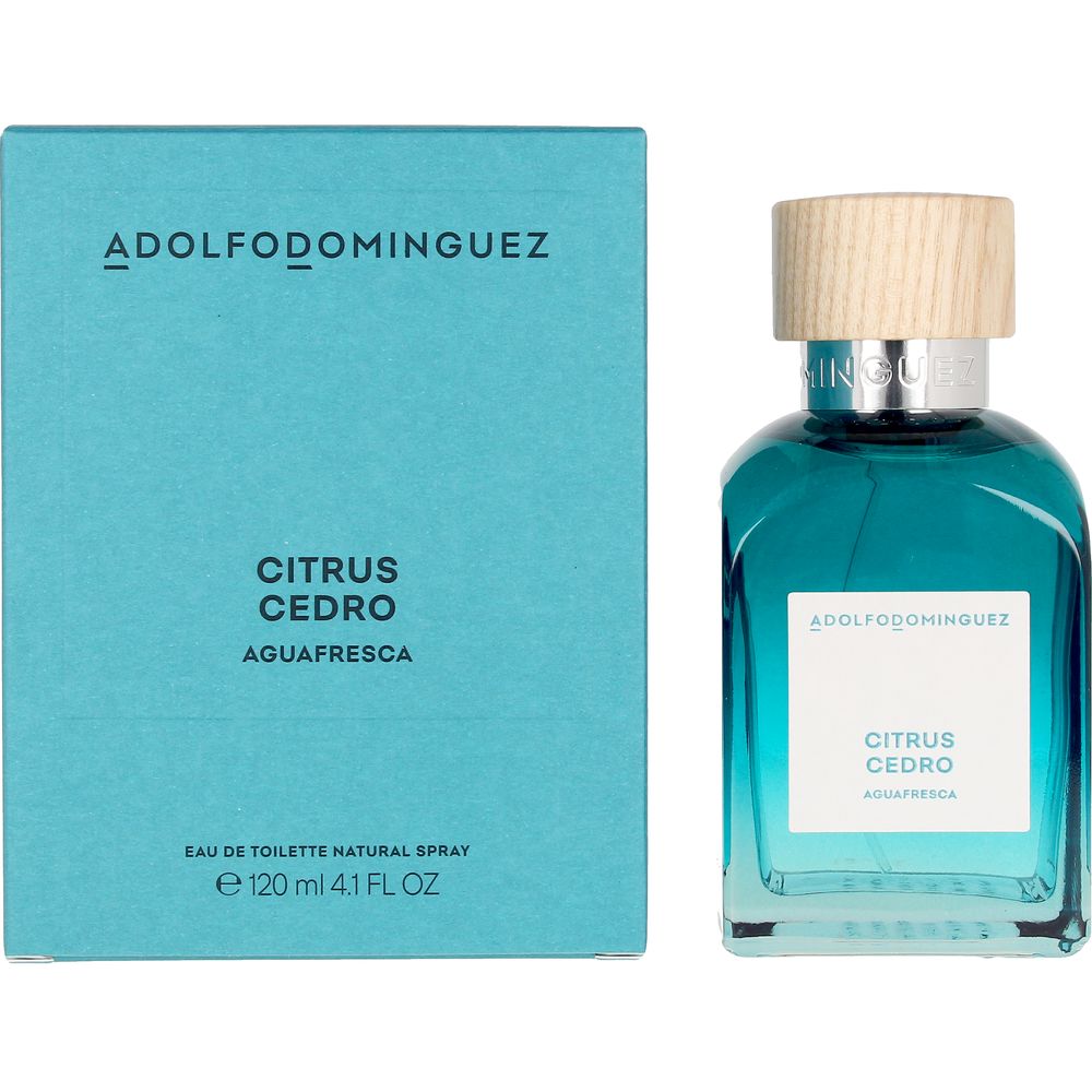 120 ml citrus cedar eau de toilette bottle; citrus and woody notes for Man