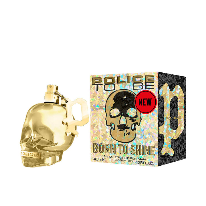 40 ml gilded skull bottle, mint-citrus lavender fragrance for Man