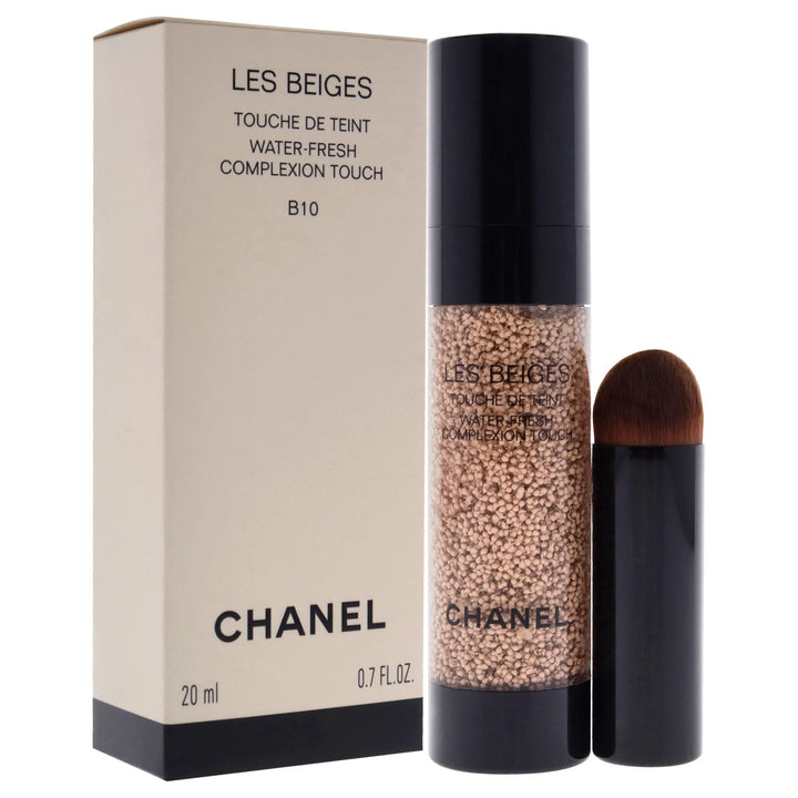 20 ml liquid tinted touch in shade B10 with sponge applicator, dewy finish