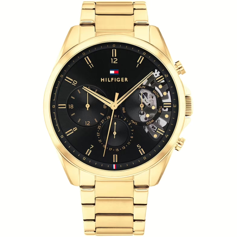 Tommy Hilfiger Gold-Tone Chronograph Watch