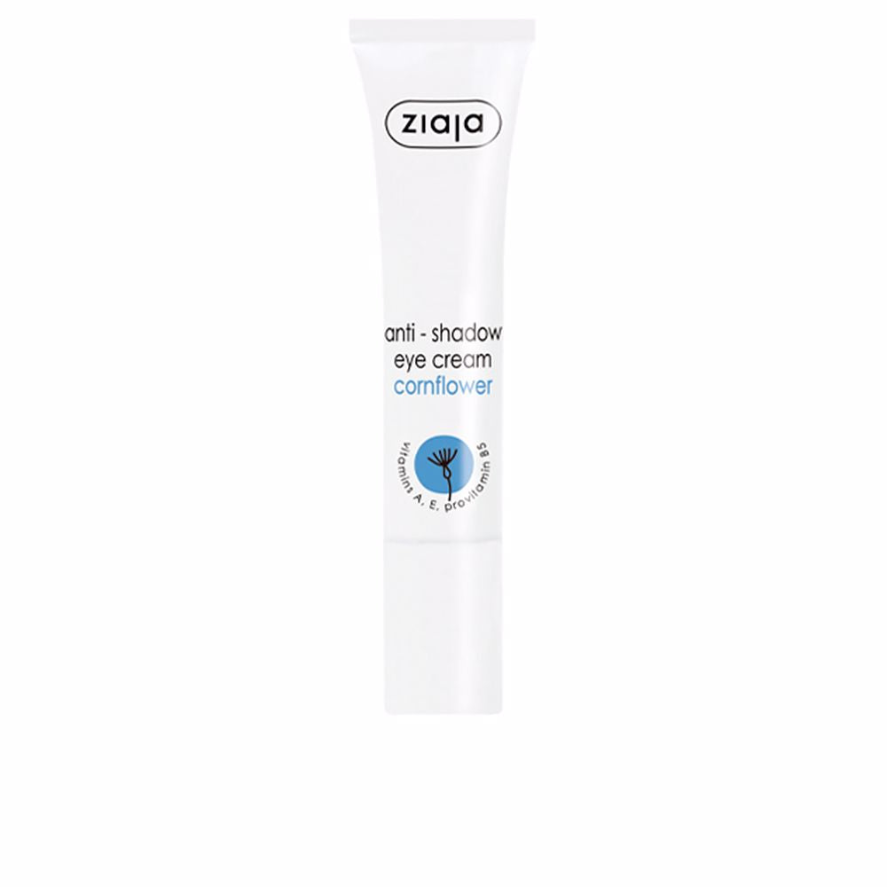15 ml translucent tube of cooling cornflower eye gel, fragrance‑free