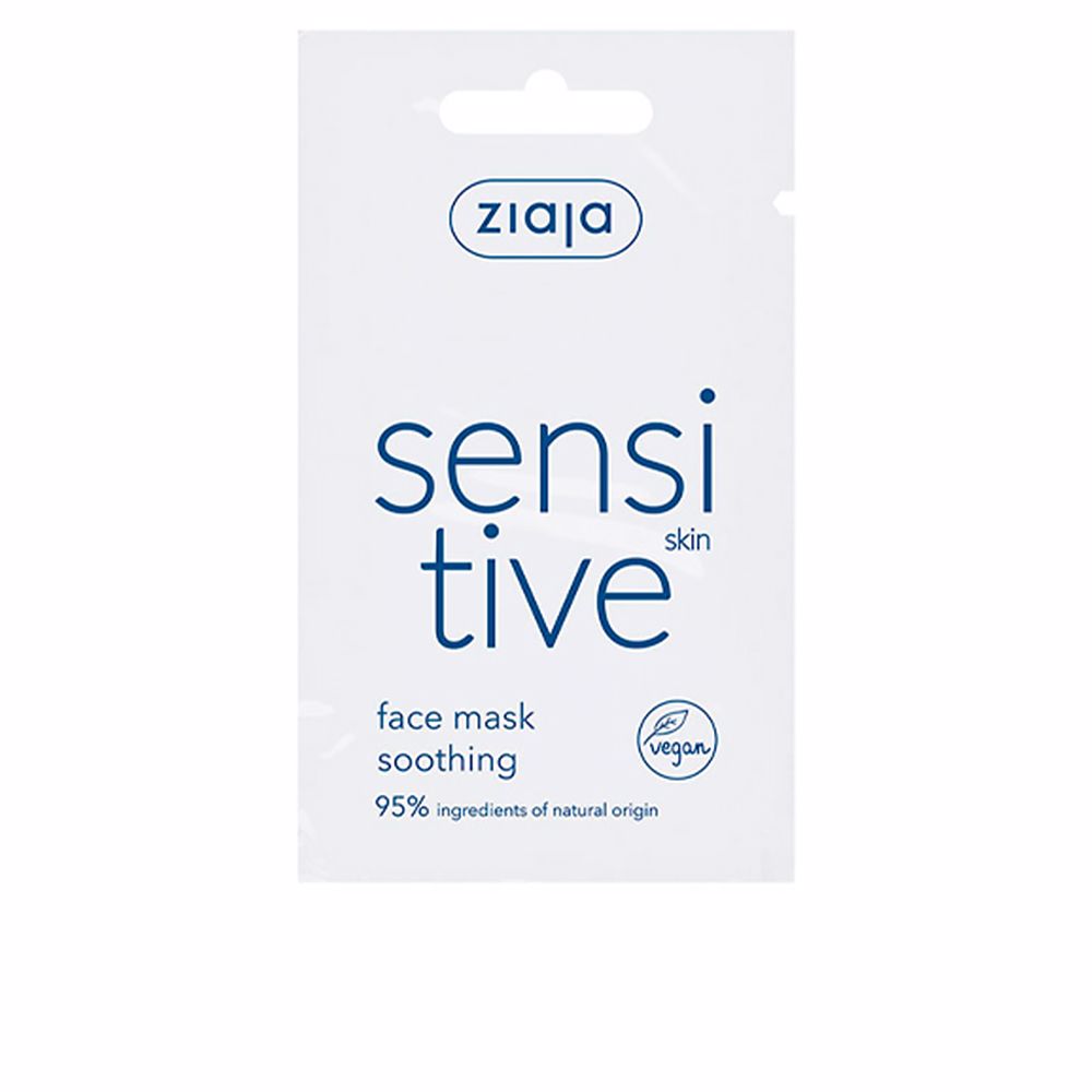 Small 7 ml tube of soothing face mask with Laminaria extract for sensitive skin
