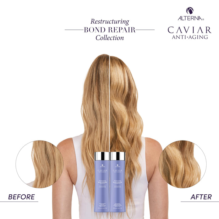 250 ml bottle of Caviar Restructuring Bond Repair Conditioner for damaged hair