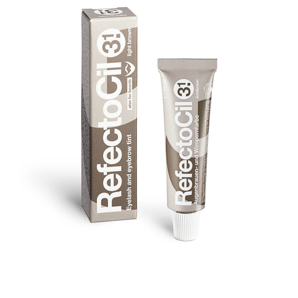 15 ml graphite cream tint tube for lashes and brows, salon applicator ready