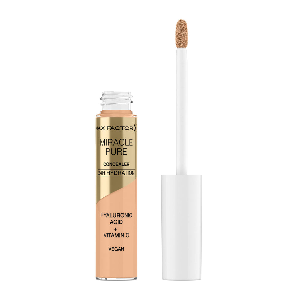 Tube of liquid concealer, 7.8 ml, vegan formula, light shade