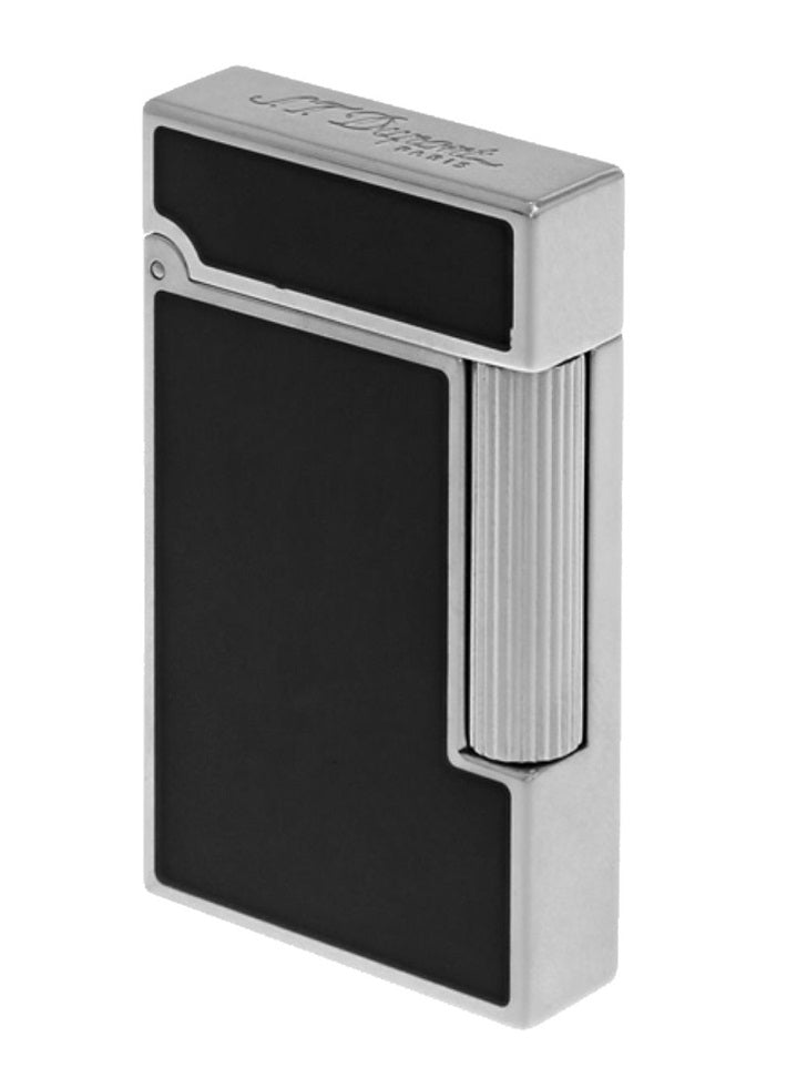 Dupont Black Lacquer and Silver Cuff