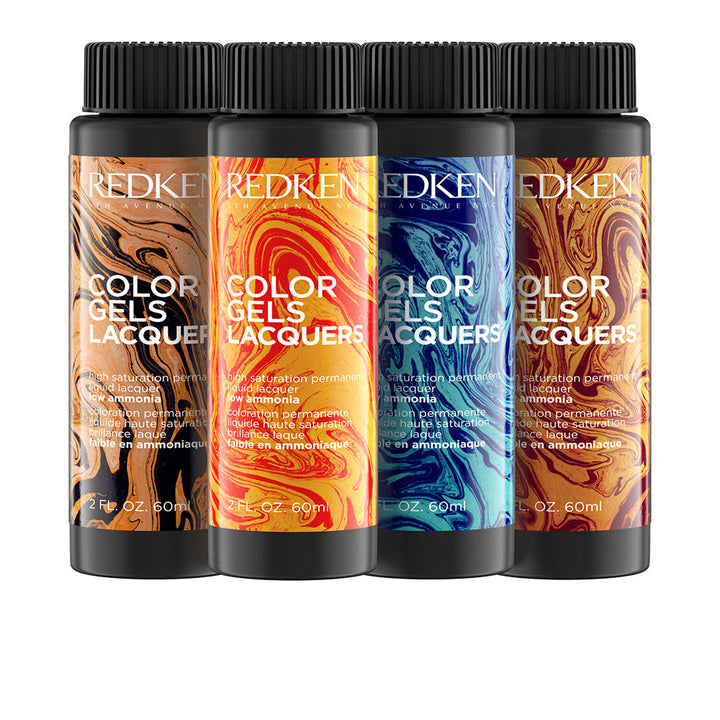 Three 60 ml liquid lacquer bottles, shade 8NW Safari, Unisex permanent hair colour