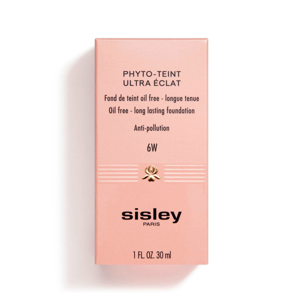 30 ml oil-free liquid foundation, shade 6W-Chestnut, medium coverage