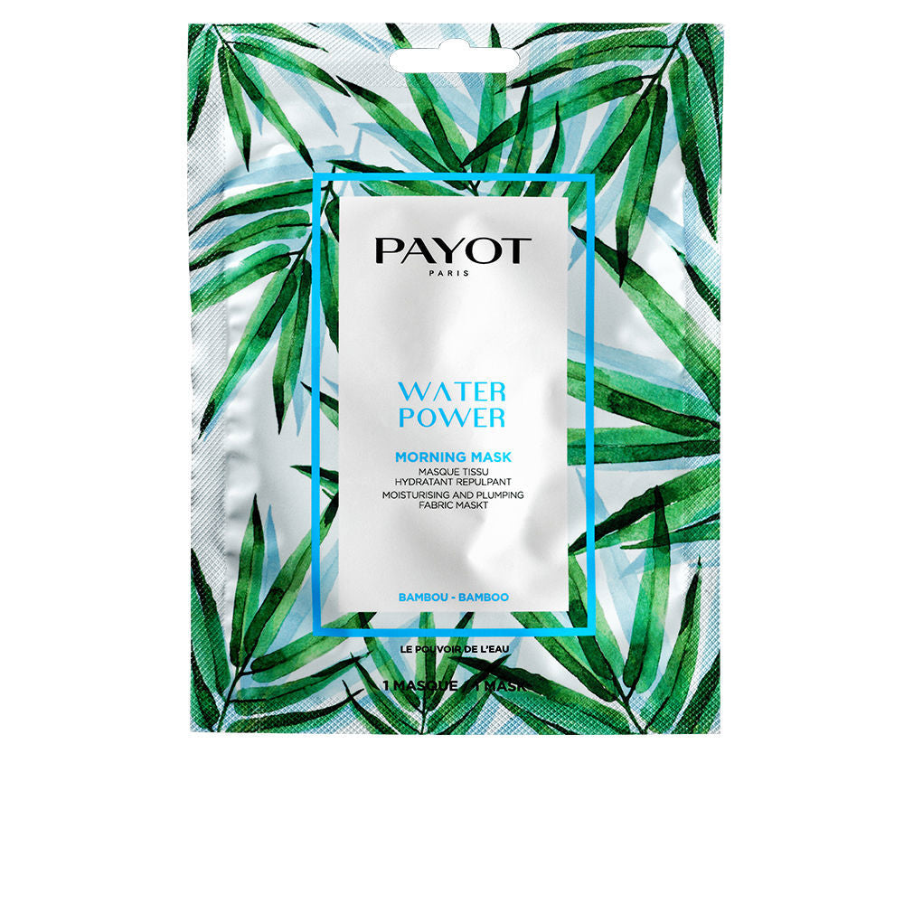 Single-dose Water Power hydrating mask sachet with bamboo and aloe ingredients