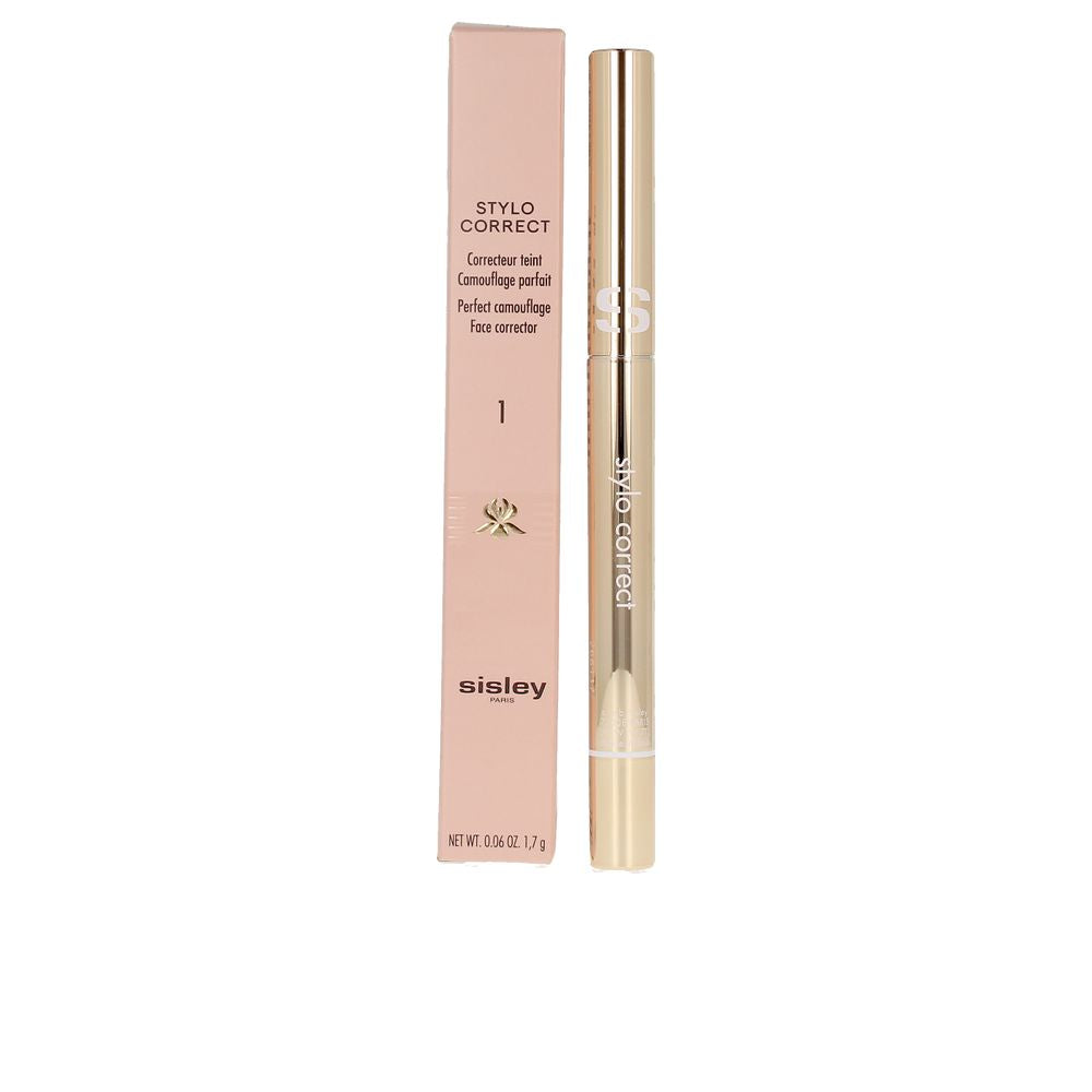 Slim dual‑ended corrector pencil with cream core and sponge blender, 2.5 ml, Unisex