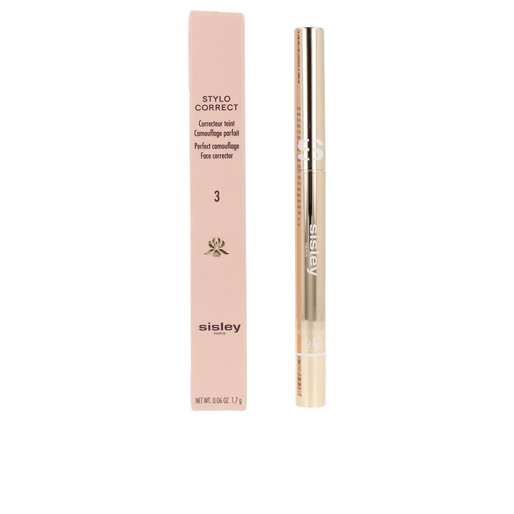 Slim dual‑ended corrector pencil with cream core and sponge blender, 2.5 ml, Unisex