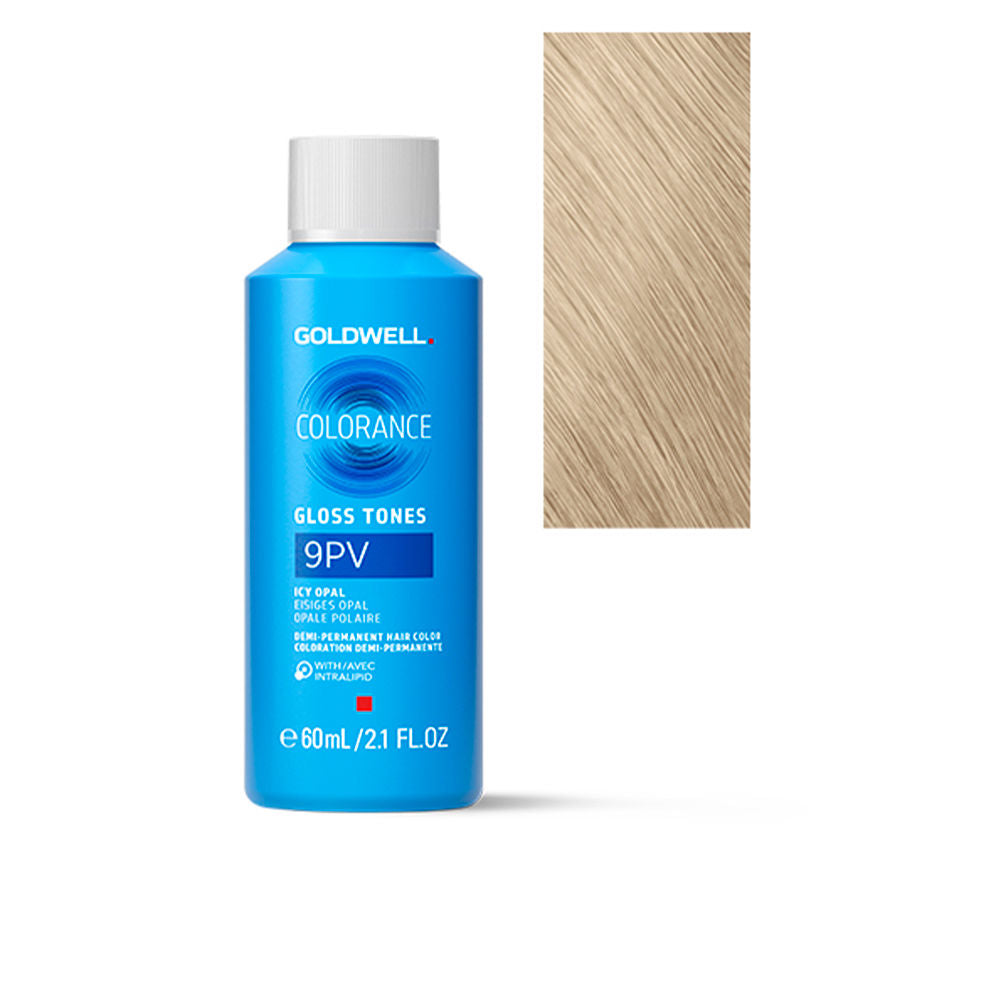 Tube of 9PV cool-violet demi-permanent blonde colour, 60 ml