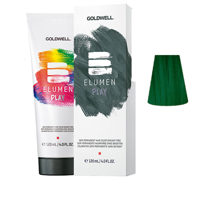 Green 120 ml tube of semi-permanent acid pigment hair colour for Women