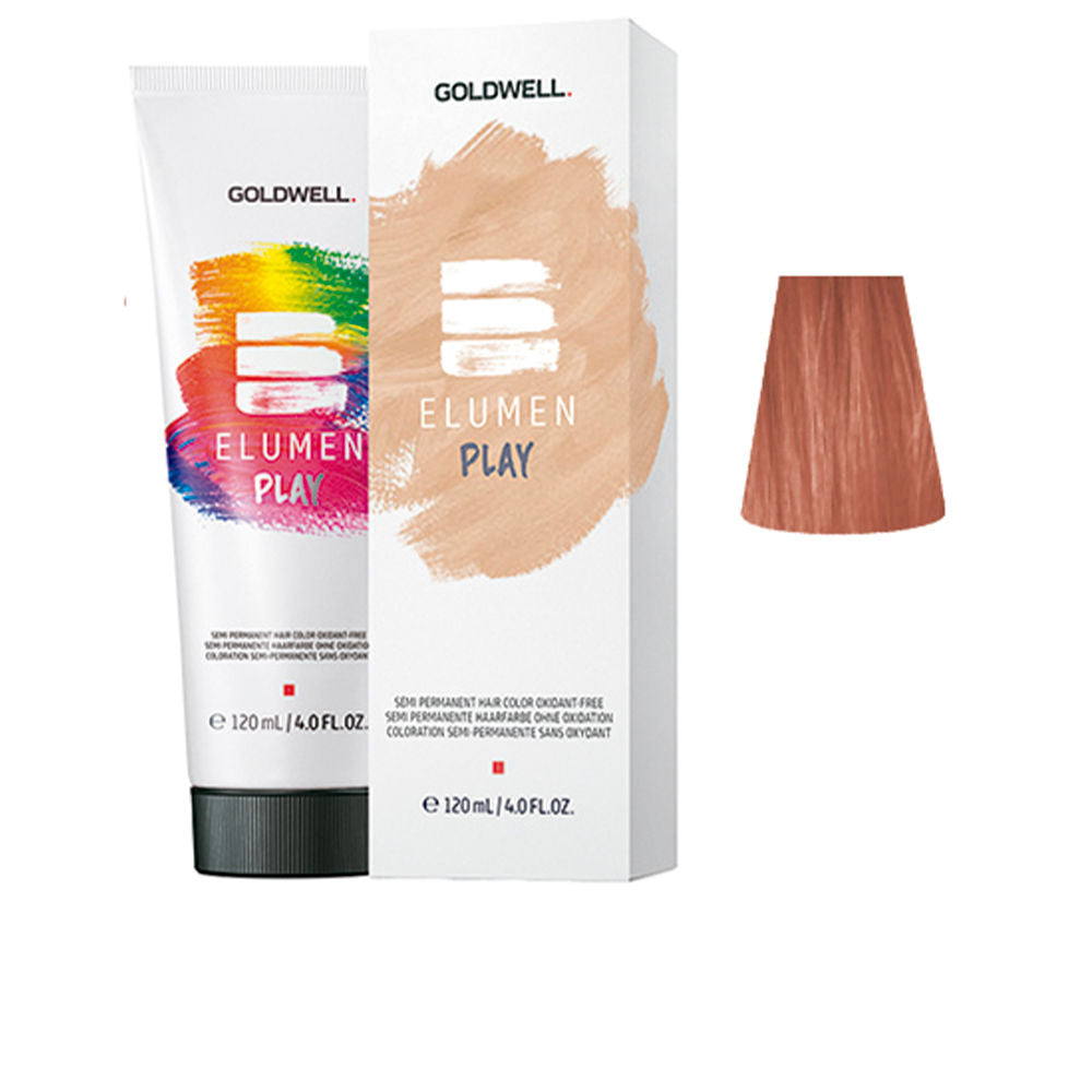 120 ml coral semi‑permanent hair colour tube, glossy coral shade packaging