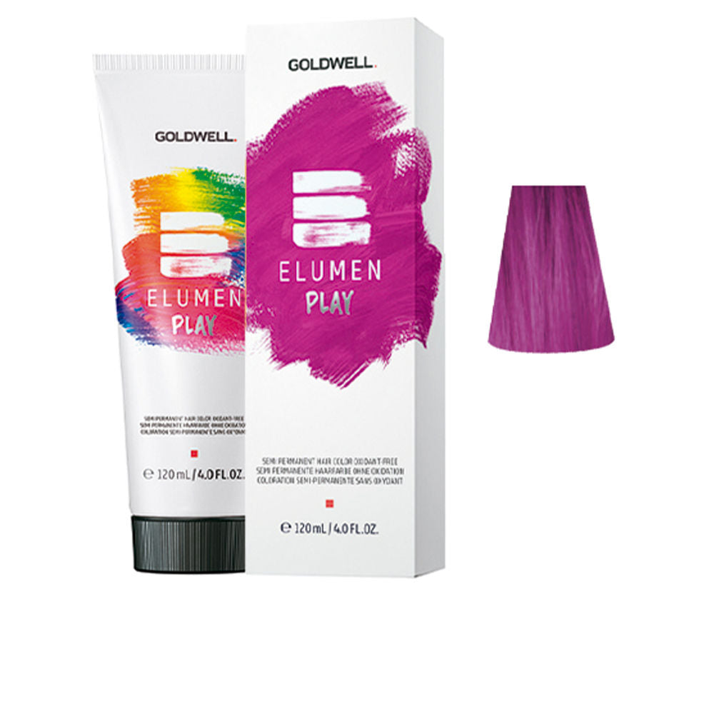 120 ml pink semi‑permanent hair colour bottle, ammonia‑free, acidic pH