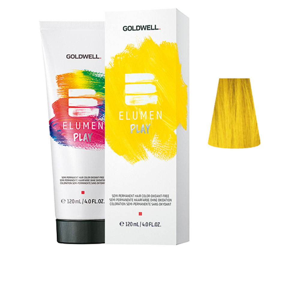 120 ml yellow tube of acidic semi‑permanent hair colour cream for Women