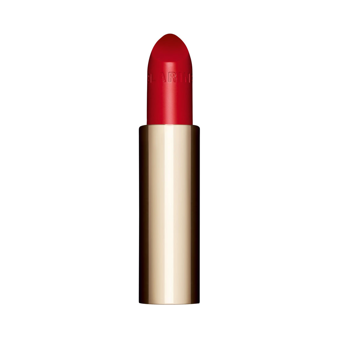 Refillable satin cream lipstick cartridge, 3.5 g, warm red shade