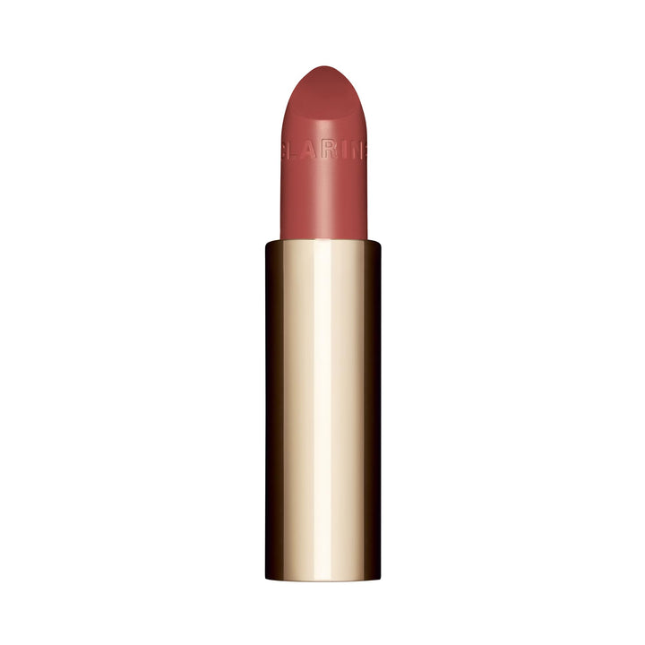 3.5 g satin lipstick refill in warm red, refillable cartridge, mango oil formula