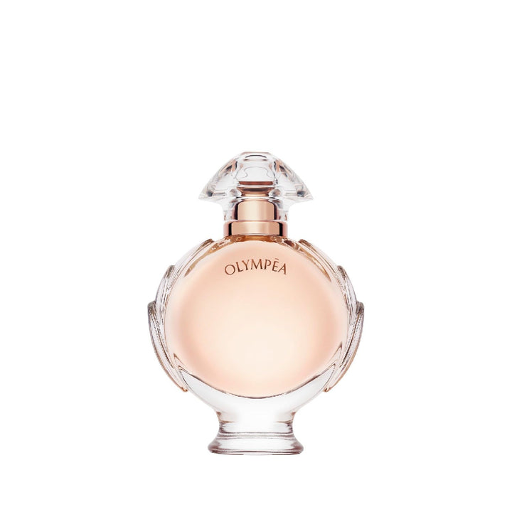 Pink-hued perfume bottle with laurel engraving, 80 ml, oriental floral scent