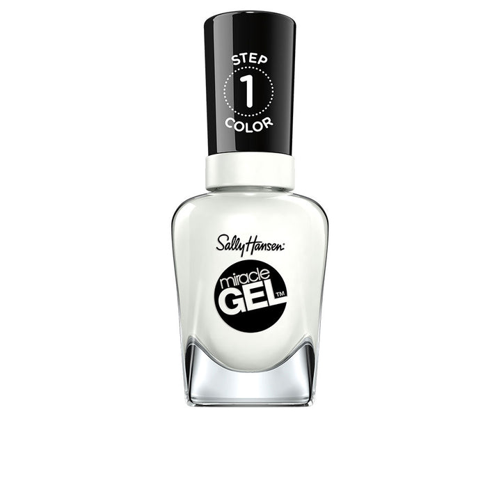 Bottle of Miracle Gel nail polish in muted mauve with matching top coat, 14.7 ml
