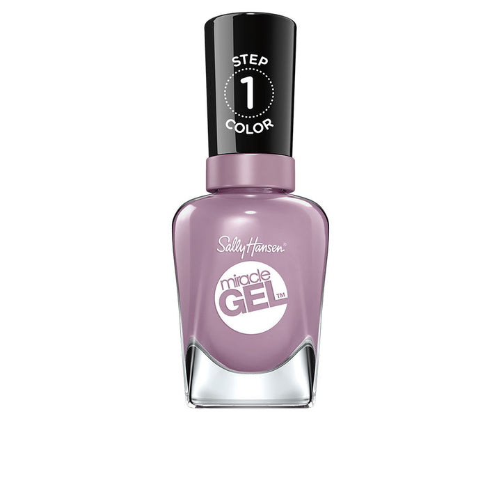 14.7 ml bottle of Street Flair gel-finish nail polish, mid-tone cream